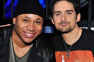 Country music star Brad Paisley and rapper LL Cool J