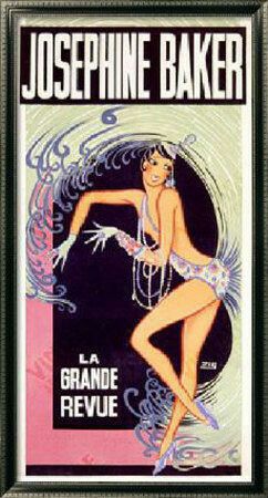 Poster of Josephine Baker dancing